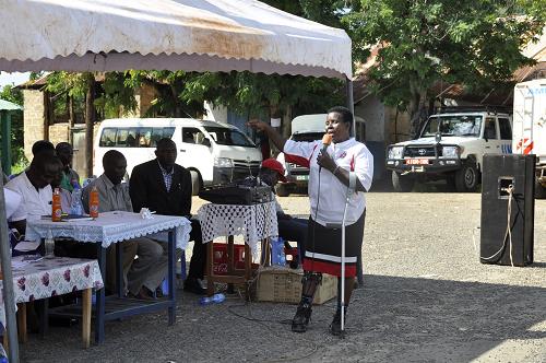 Ruth is a polio survivor in Kenya whose efforts to educate parents about the importance of vaccines has contributed to the end of the polio outbreak.  © WHO/L. Dore